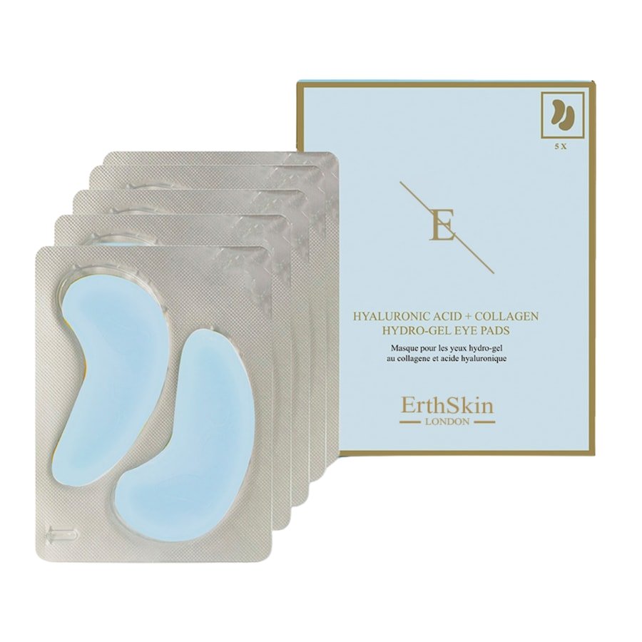 ErthSkin London Płatki pod oczy z hydrożelu kwasu hialuronowego i kolagenu 10 g Damski