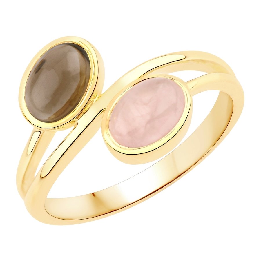 Rafaela Donata Pierścionek Srebro wysokiej próby Żółte złoto Pierścionki 1 ct Damski