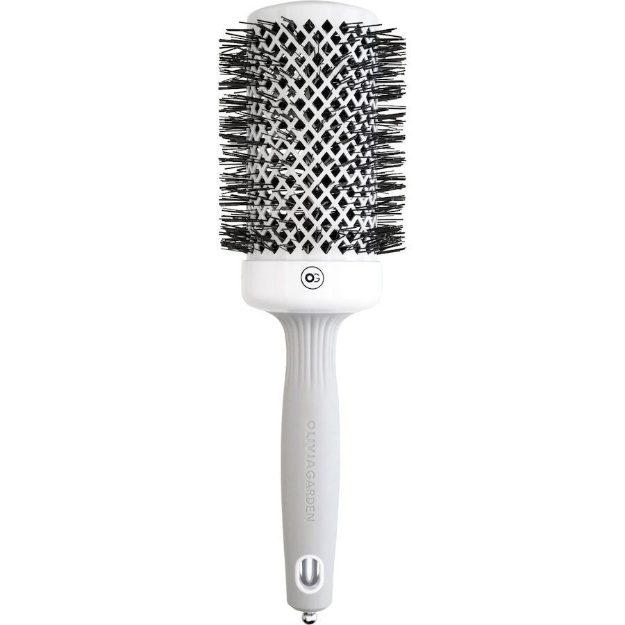 Olivia Garden EXPERT Expert Blowout Shine White & Grey Okragłe szczotki do włosów 1 ct