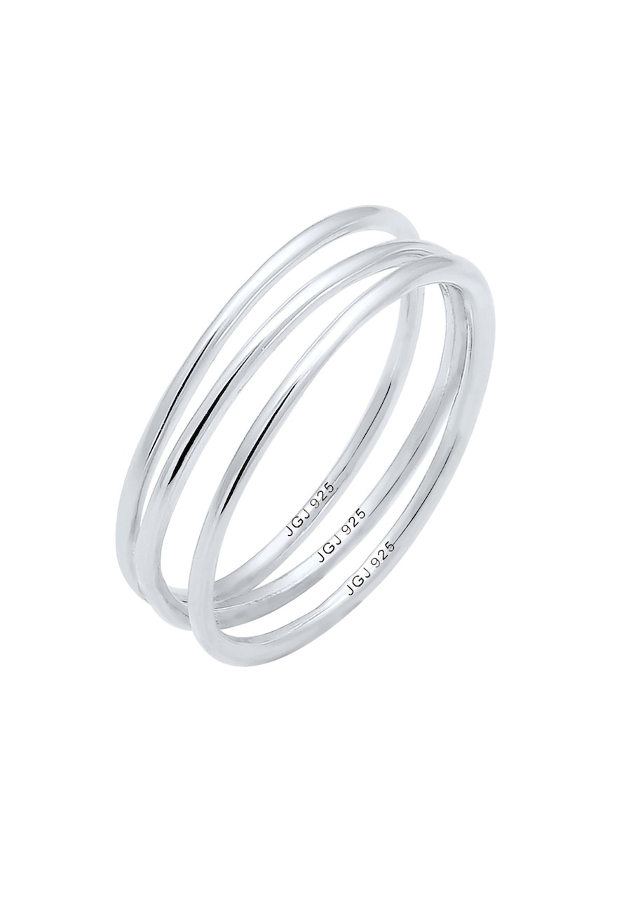 Elli Damski Wrap filigranowy w srebrze próby 925 Sterling Silver Pierścionki 1 ct