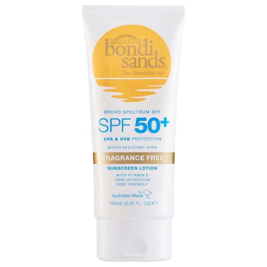 Bondi Sands Bondi Sands SPF 50+ Body Lotion Tube Fragrance Free Ochrona przeciwsłoneczna 150 ml