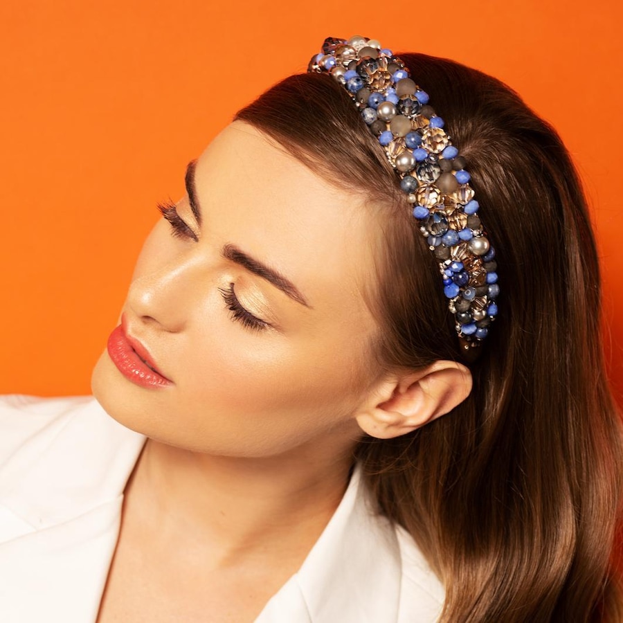 Republika Jewelry Blue Swan Opaski do włosów 1 ct