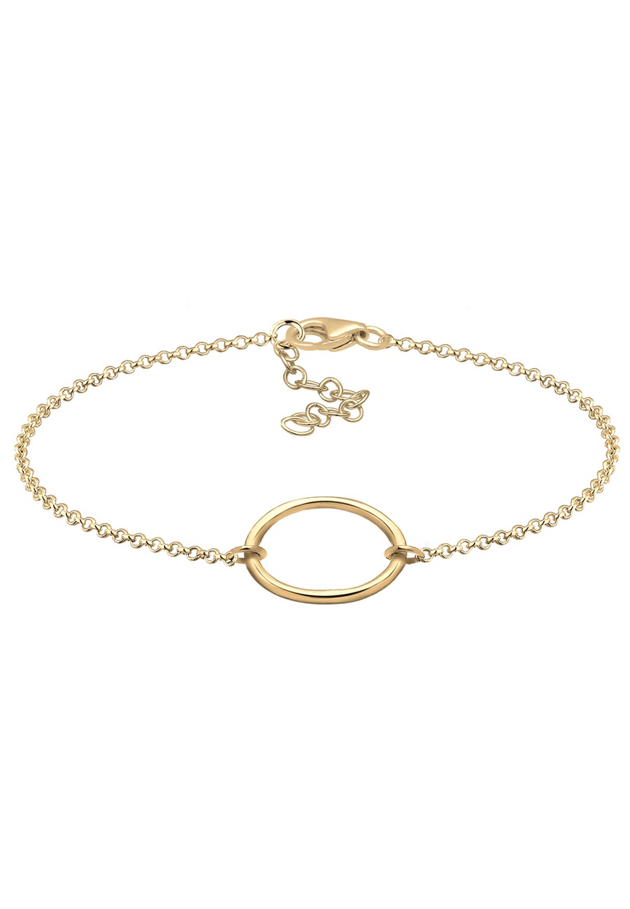 Elli Damskie Koło ze srebra próby 925 Sterling Silver Bransoletki 1 ct