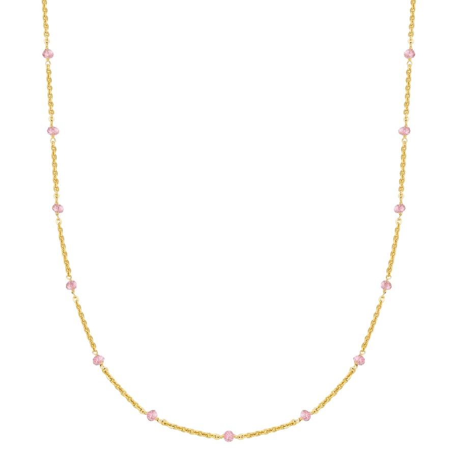 Glanzstücke München Łańcuszek Srebro wysokiej próby Żółte złoto Naszyjniki 1 ct Damski