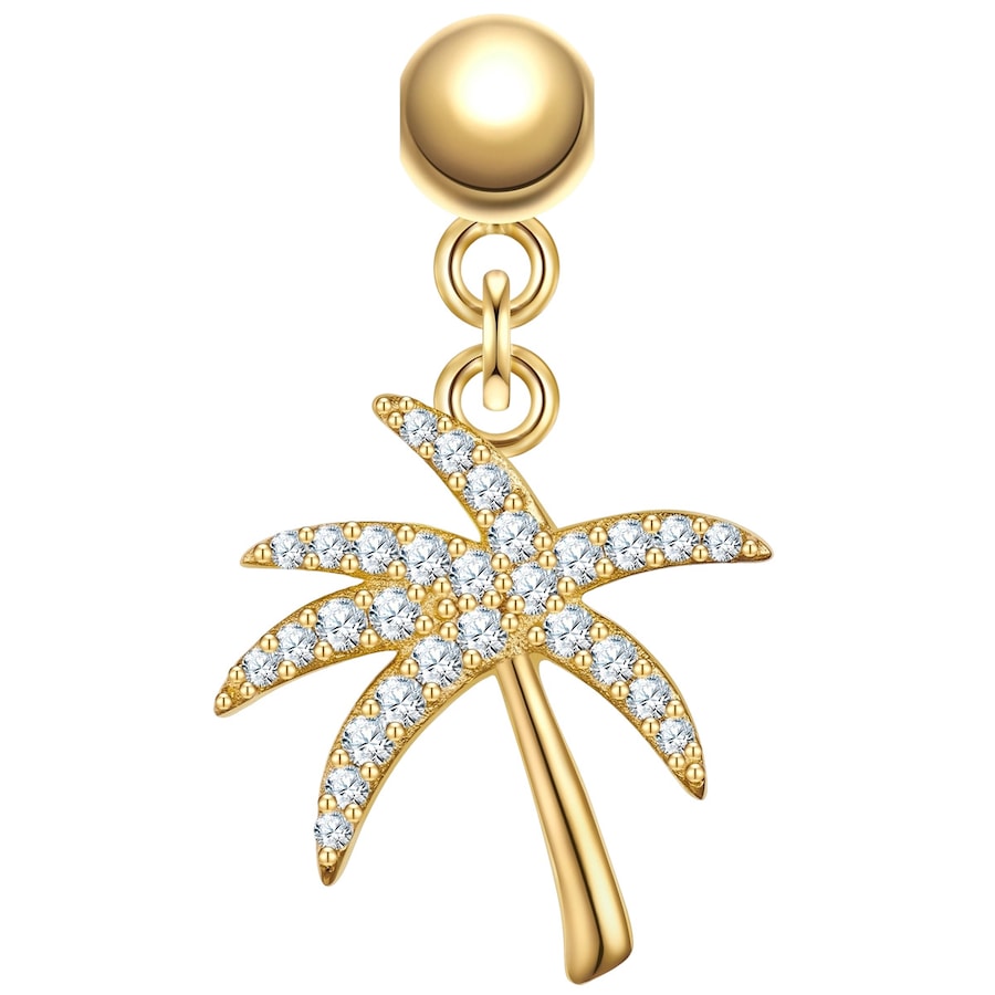 Glanzstücke München Charm Palma Srebro wysokiej próby Żółte złoto Wisiorki 1 ct Damski