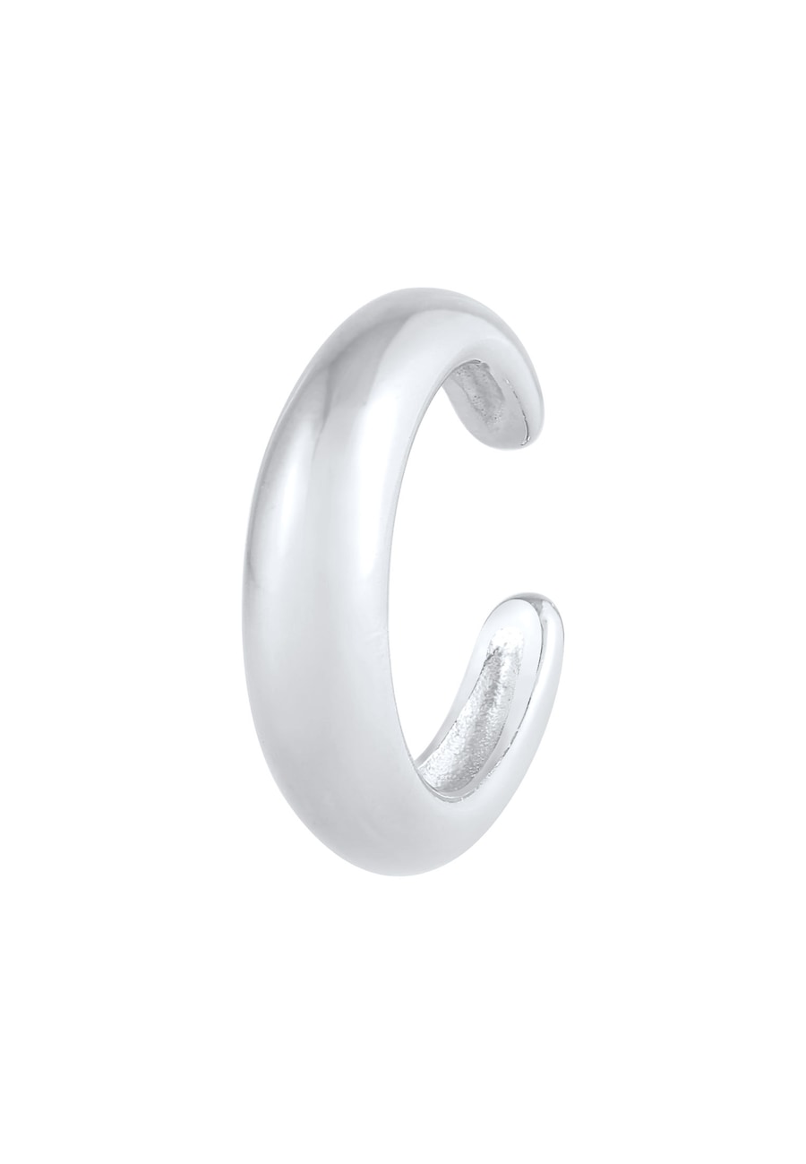 Elli Damska nausznice pojedyńcza Basic Look w pozłacanym srebrze próby 925 Sterling Silver Nausznice 1 ct Damski