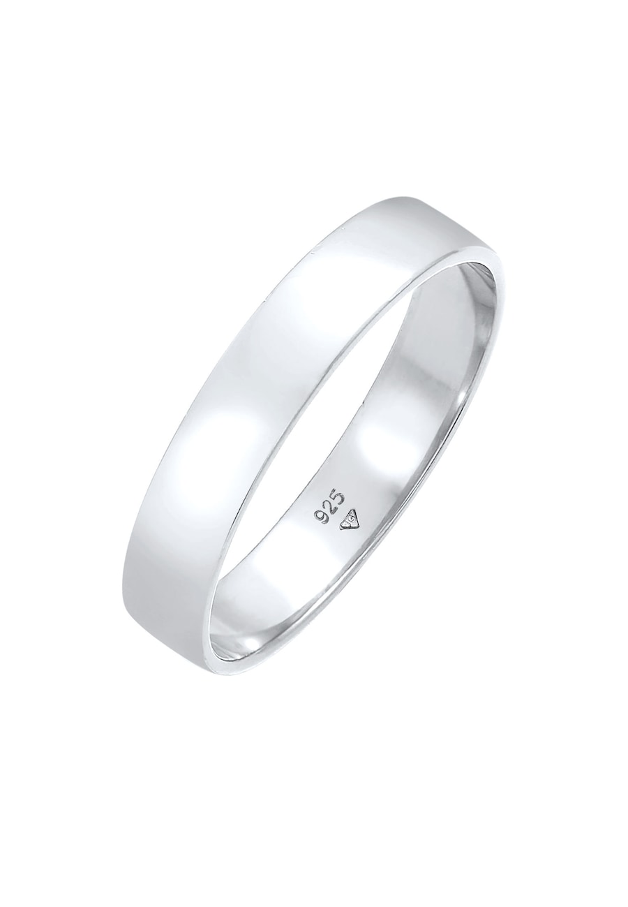 KUZZOI Męski pierścień Minimal Basic Friendship w srebrze 925 Sterling Silver Pierścionki 1 ct Męskie