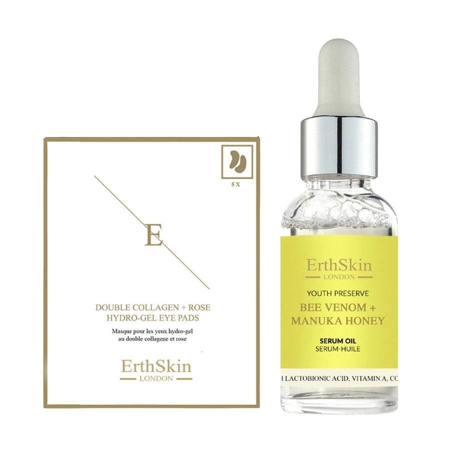 ErthSkin London Zestaw olej pszczeli + pielęgnacja oczu Zestawy do pielęgnacji twarzy 1 ct Damski