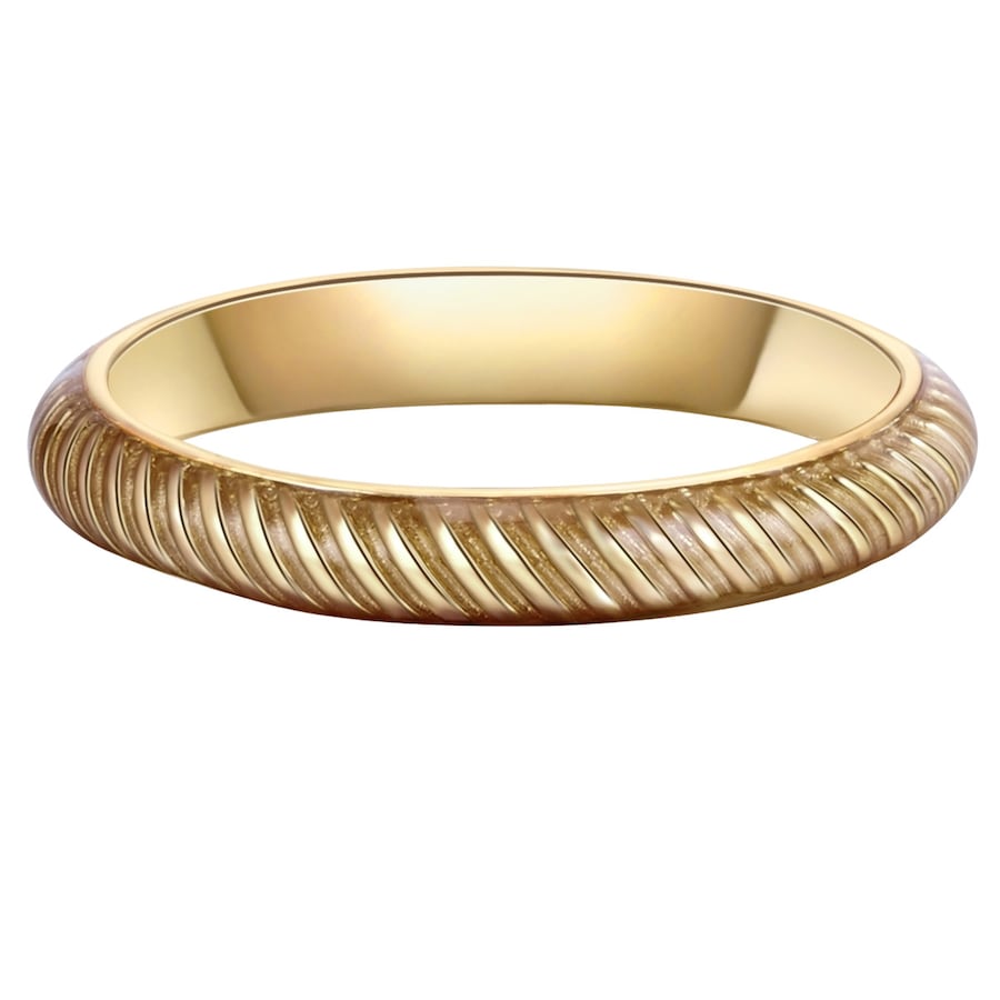 Glanzstücke München Srebrny pierścionek srebro wysokiej próby żółte złoto Pierścionki 1 ct Damski