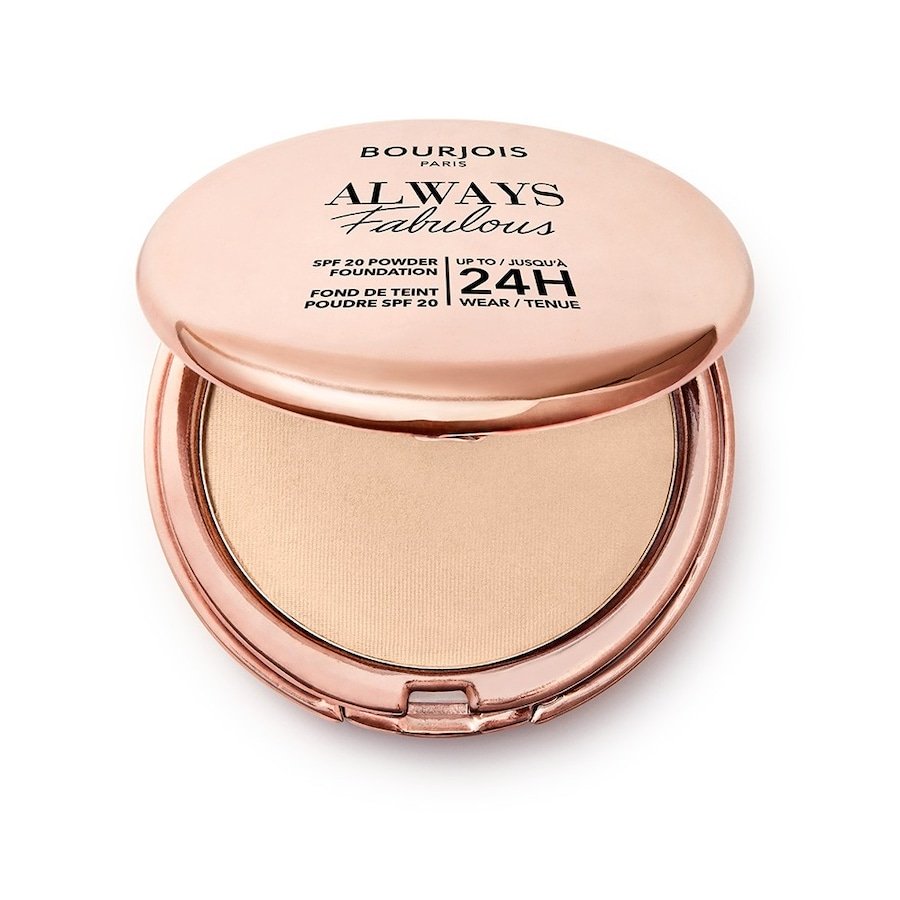 Bourjois Bourjois Always Fabulous ultralekki puder kryjący z filtrem SPF20 nr 100 Rose Ivory, 7g Pudry