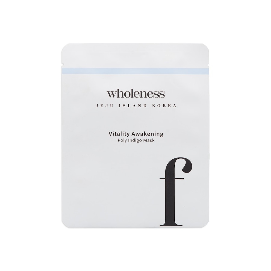 Wholeness Vitality Awakening Poly Indigo Mask Maseczki nawilżające 1 ct Damski