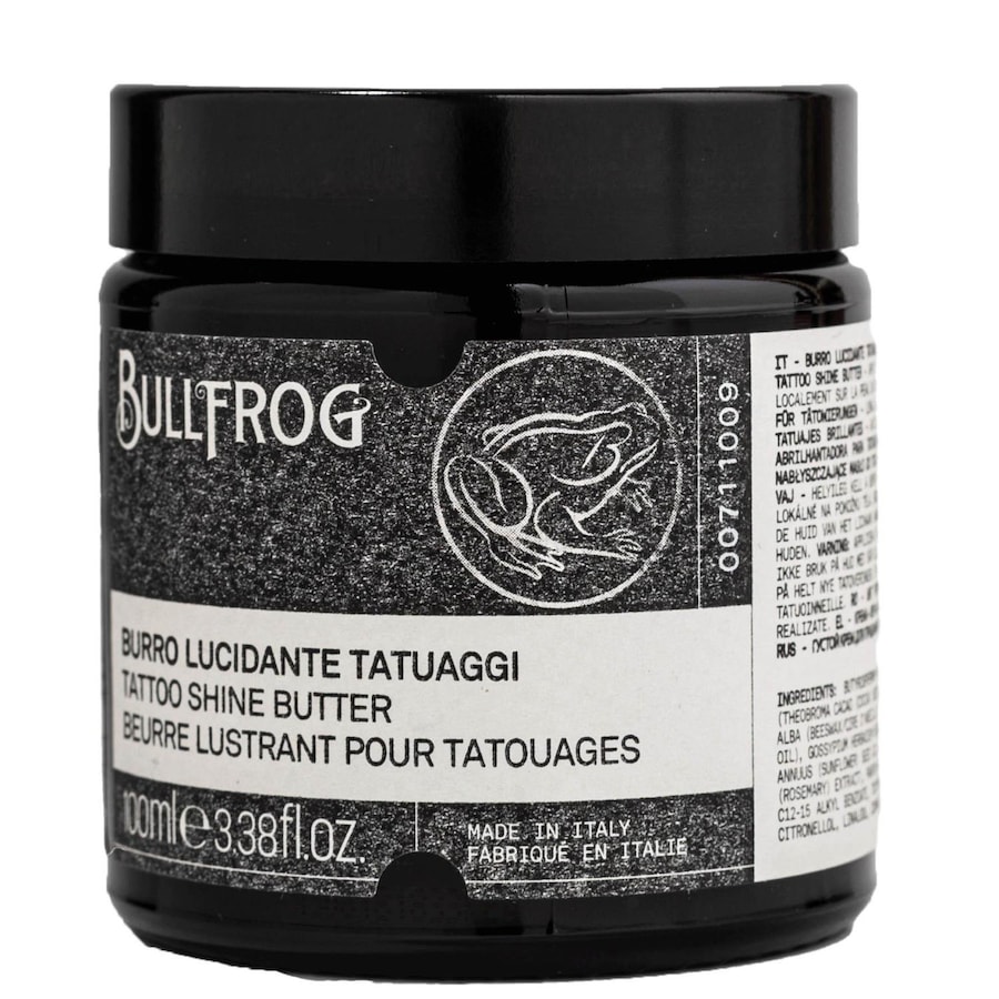 Bullfrog TATTOO SHINE BUTTER - MASŁO DO TATUAŻU Balsamy do ciała 100 ml Męskie