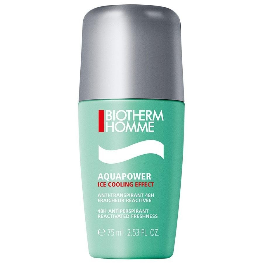Biotherm Homme Aquapower Ice Cooling Effect Deodorant Roll-On Pielęgnacja ciała 75 ml Męskie