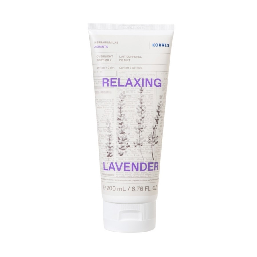 KORRES RELAXING LAVENDER Overnight Body Milk Balsamy do ciała 200 ml