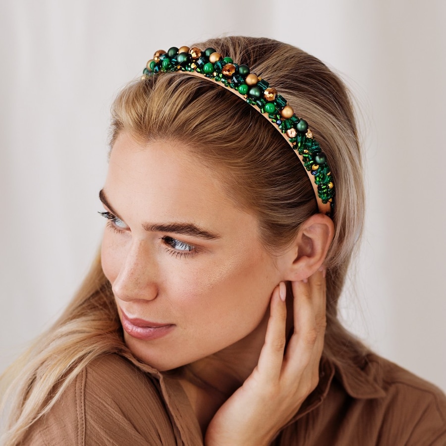 Republika Jewelry GOLDEN GREEN Opaski do włosów 1 ct