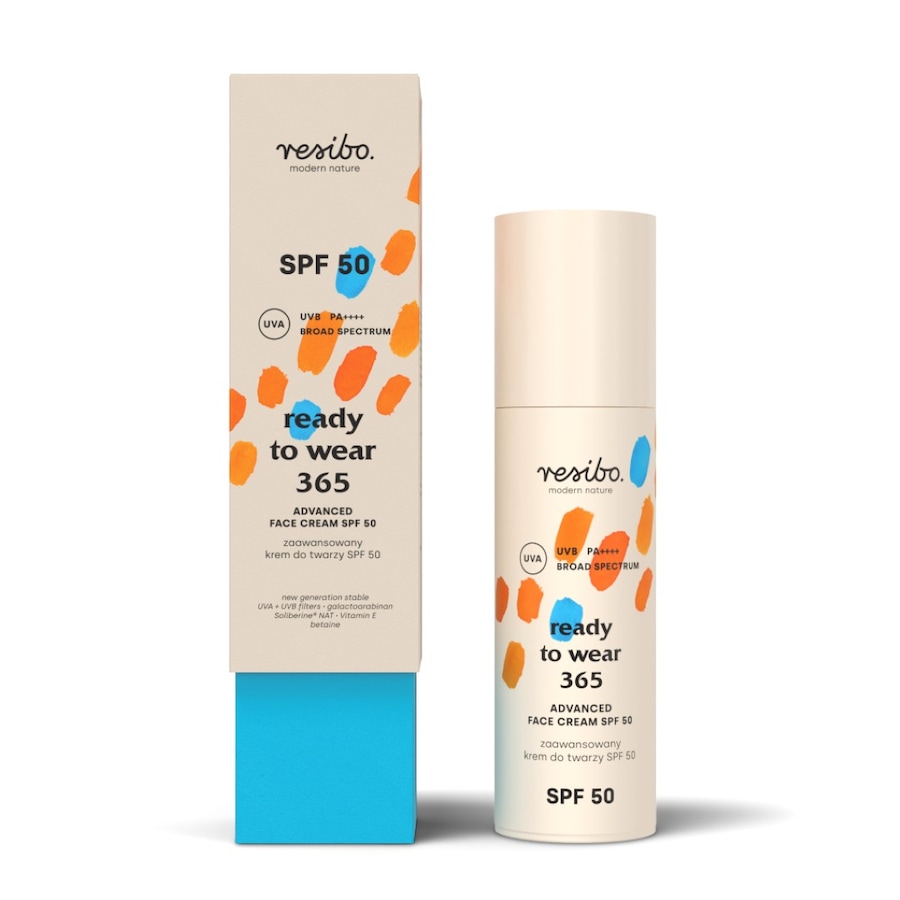 Resibo READY TO WEAR 365 zaawansowany krem do twarzy 50 SPF 50 ml Ochrona przeciwsłoneczna