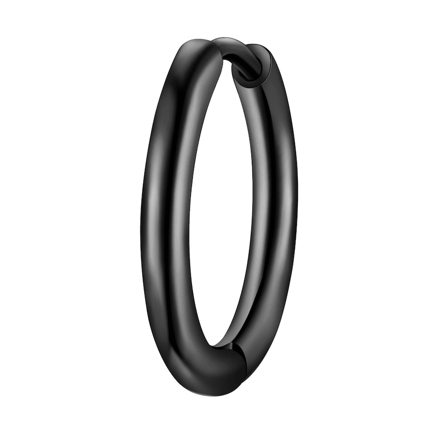 True Rebels Kolczyki Stal nierdzewna Czarny Kolczyki koła 1 ct Męskie