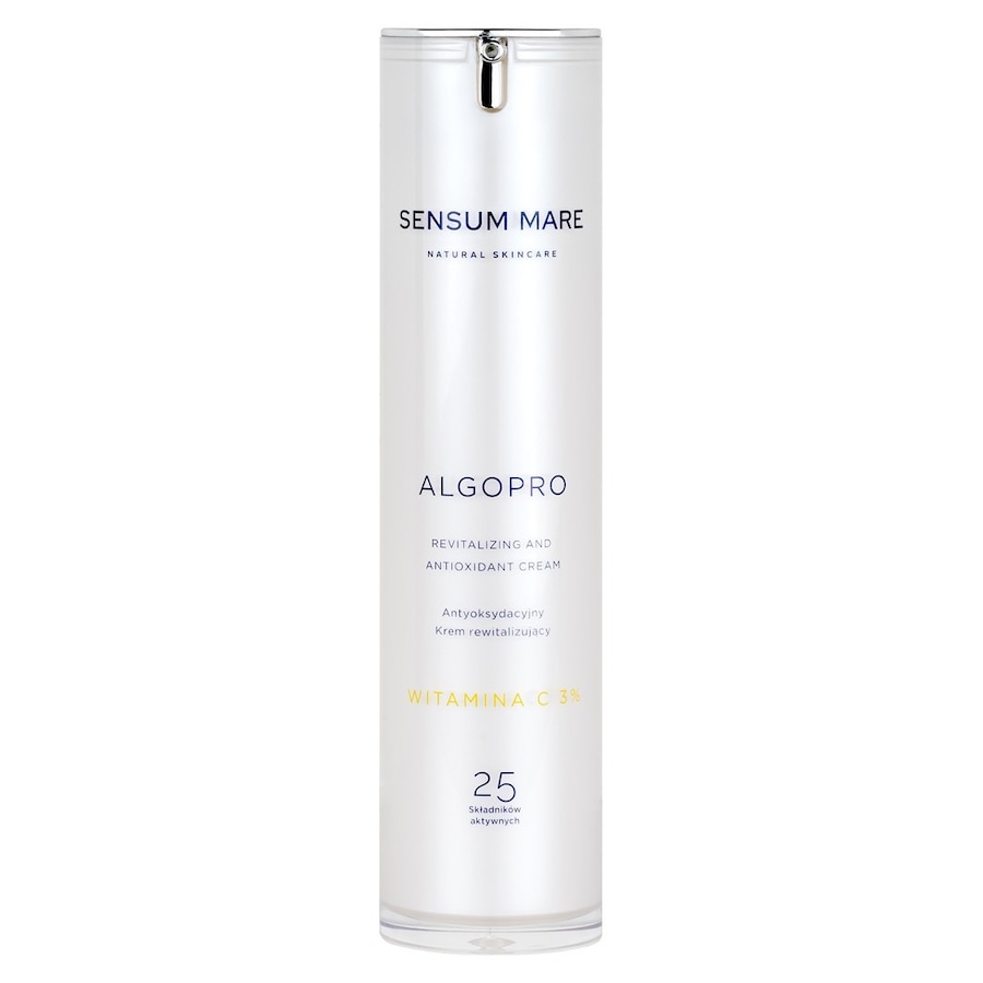 Sensum Mare ALGOPRO C Antyoksydacyjny krem rewitalizujący z witaminą C 3% - 25 składników aktywnych Kremy do twarzy 50 ml