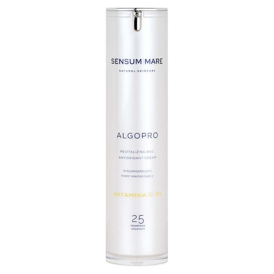 Sensum Mare ALGOPRO C Antyoksydacyjny krem rewitalizujący z witaminą C 3% - 25 składników aktywnych Kremy do twarzy 50 ml