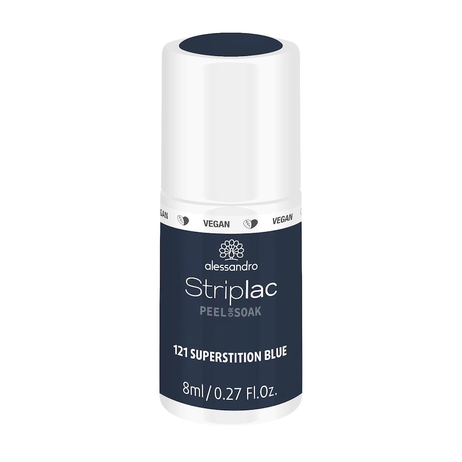 Alessandro Striplac STRIPLAC PEEL OR SOAK - VEGE Lakiery do paznokci 8 ml 121 - SUPERSTITION BLUE