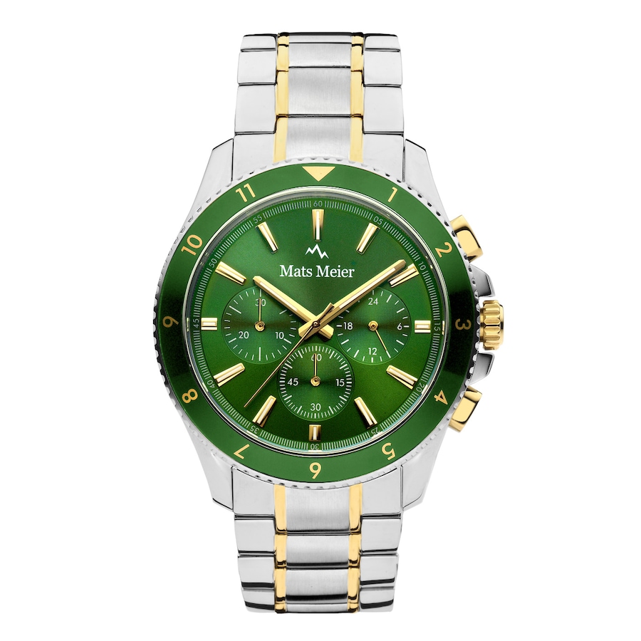 Mats Meier Mężczyźnizegarek Mats Meier Ponte Dei Salti złoto i srebrny - stal nierdzewna Zegarki męskie 1 ct Męskie
