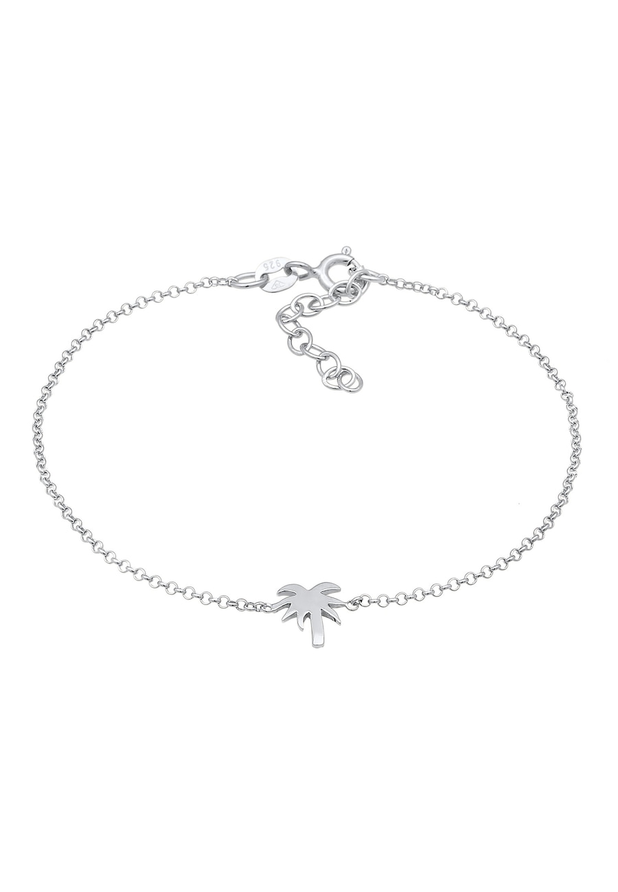 Elli Damska zawieszka palma Palm Beach Basic ze srebra próby 925 Sterling Silver Bransoletki 1 ct Damski