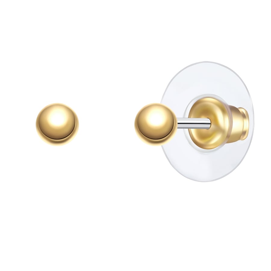 Yokoamii Kolczyki Stop metali Żółte złoto 1 ct Damski