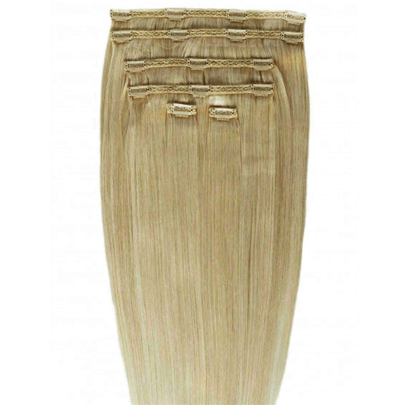 Gold24 Gold24 Przedłużenie włosów Clip-in #4 Brązowy - 60 cm Przedłużanie włosów 1 ct Jasnobrązowy