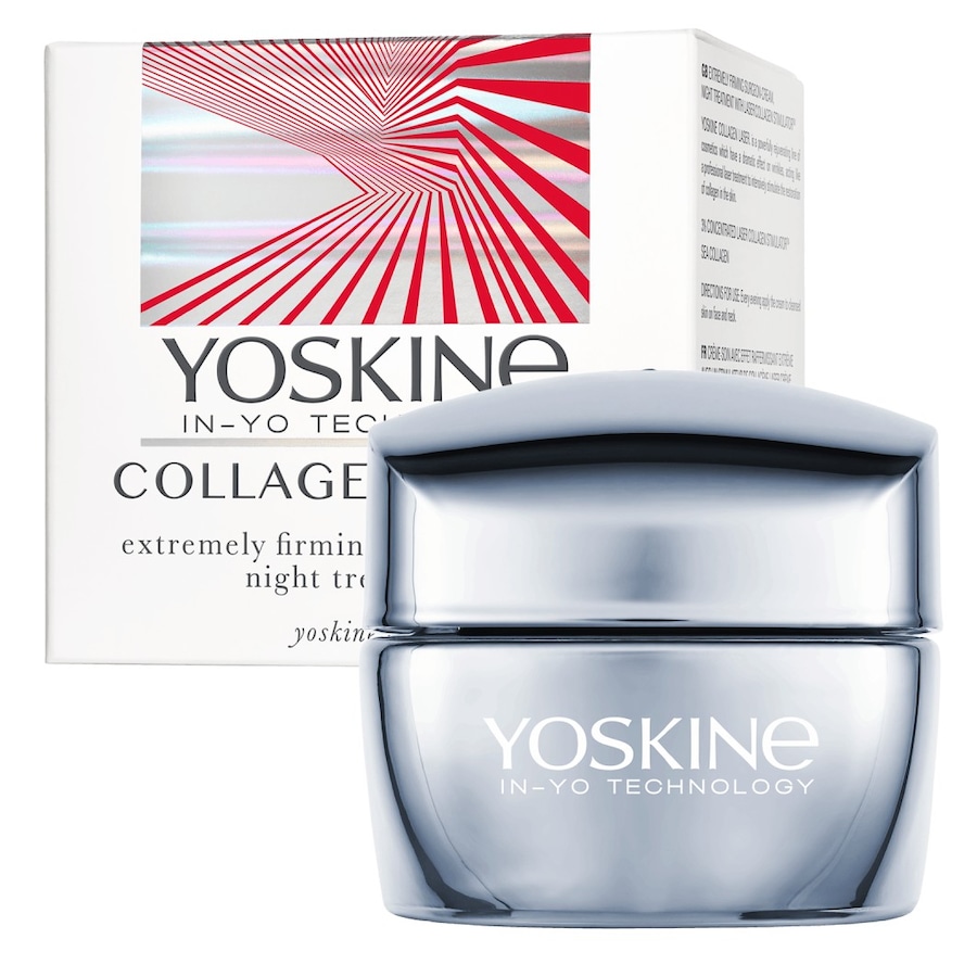 Yoskine Yoskine Collagen Laser., Ekstremalnie ujędrniający krem-zabieg z laserowym stymulatorem kolagenu na noc, 50 ml Kremy na noc Damski