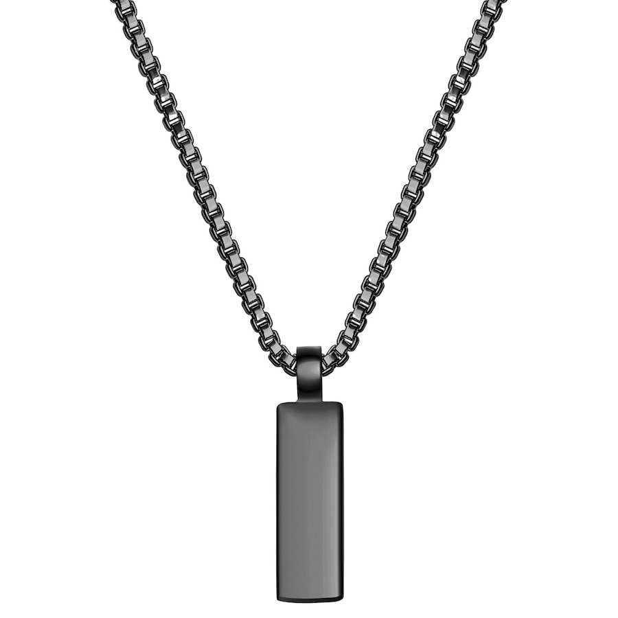 True Rebels Łańcuszek Stal nierdzewna Czarny Naszyjniki 1 ct Męskie