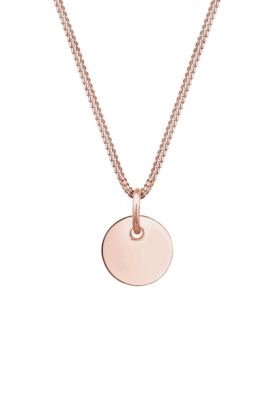 Elli Damska zawieszka Basic Geo Look ze srebra próby 925 Sterling Silver Naszyjniki 1 ct Damski