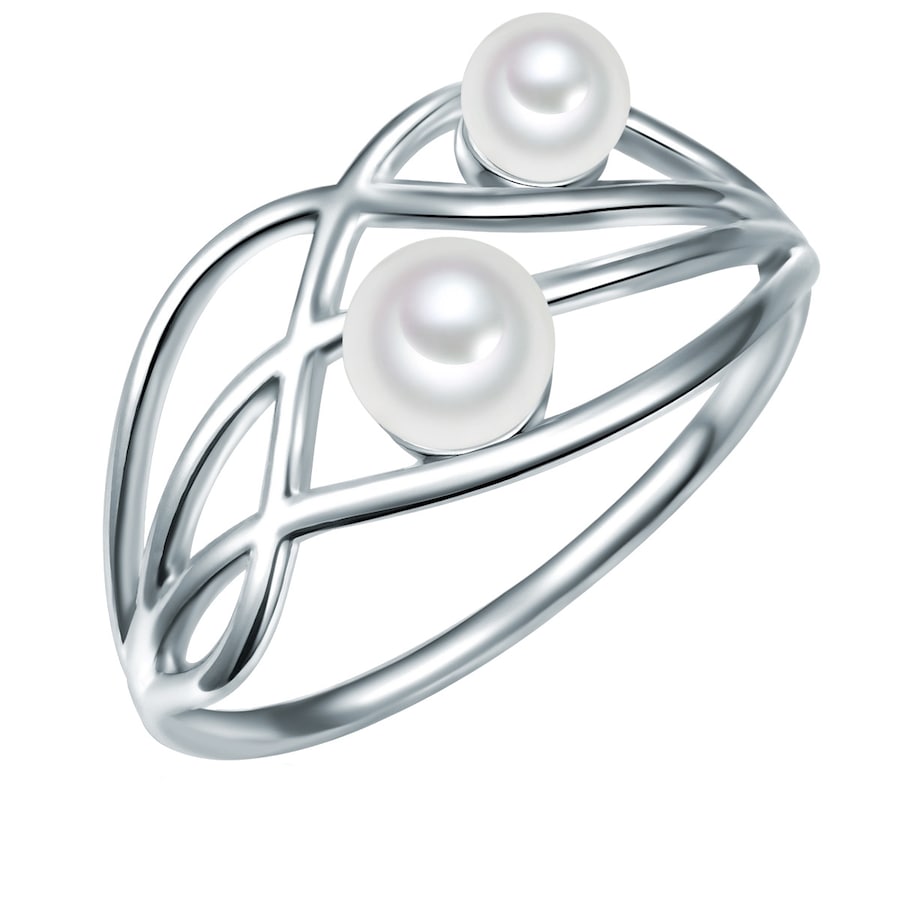 Lulu & Jane Mosiadz Sztuczna perła Pierścionki 1 ct Damski