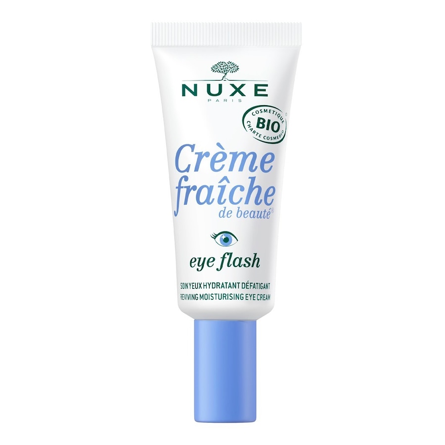 NUXE Creme Fraîche De Beauté Eye Flash - rewitalizujący krem nawilżający pod oczy, certyfikowany organiczny Kremy pod oczy 15 ml Damski