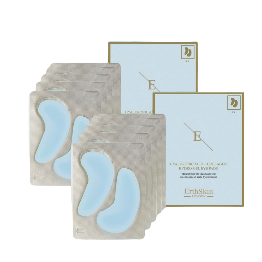 ErthSkin London Płatki pod oczy z hydrożelu kwasu hialuronowego i kolagenu 50 g Damski