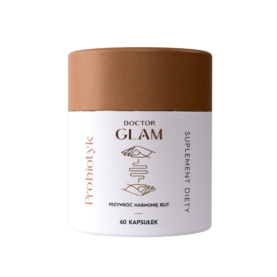Doctor Glam Suplement diety Probiotyk Flora jelitowa i probiotyki 60 ct