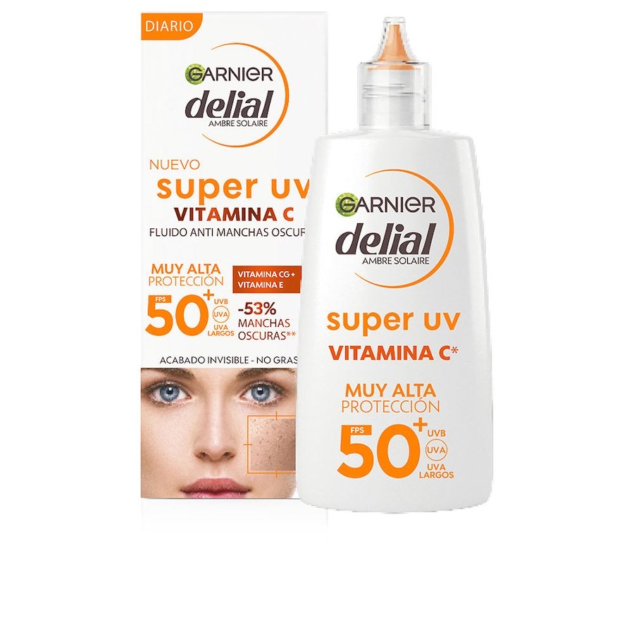 Garnier DELIAL SUPER UV Witamina C przeciw plamom SPF50+ Pielęgnacja przeciw plamom pigmentowym 40 ml