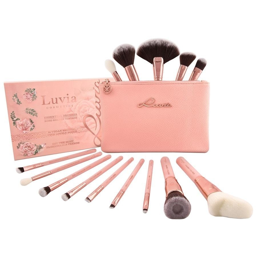 Luvia Essential Brushes - Rose Golden Vintage Zestawy pędzli do makijażu 1 ct 1 szt.