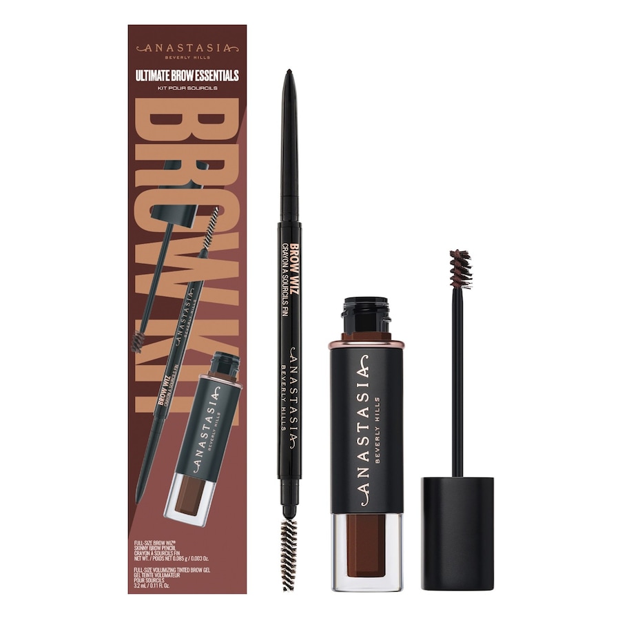 Anastasia Beverly Hills Ultimate Brow Essentials Kit Zestawy i palety 1 ct Dark Brown