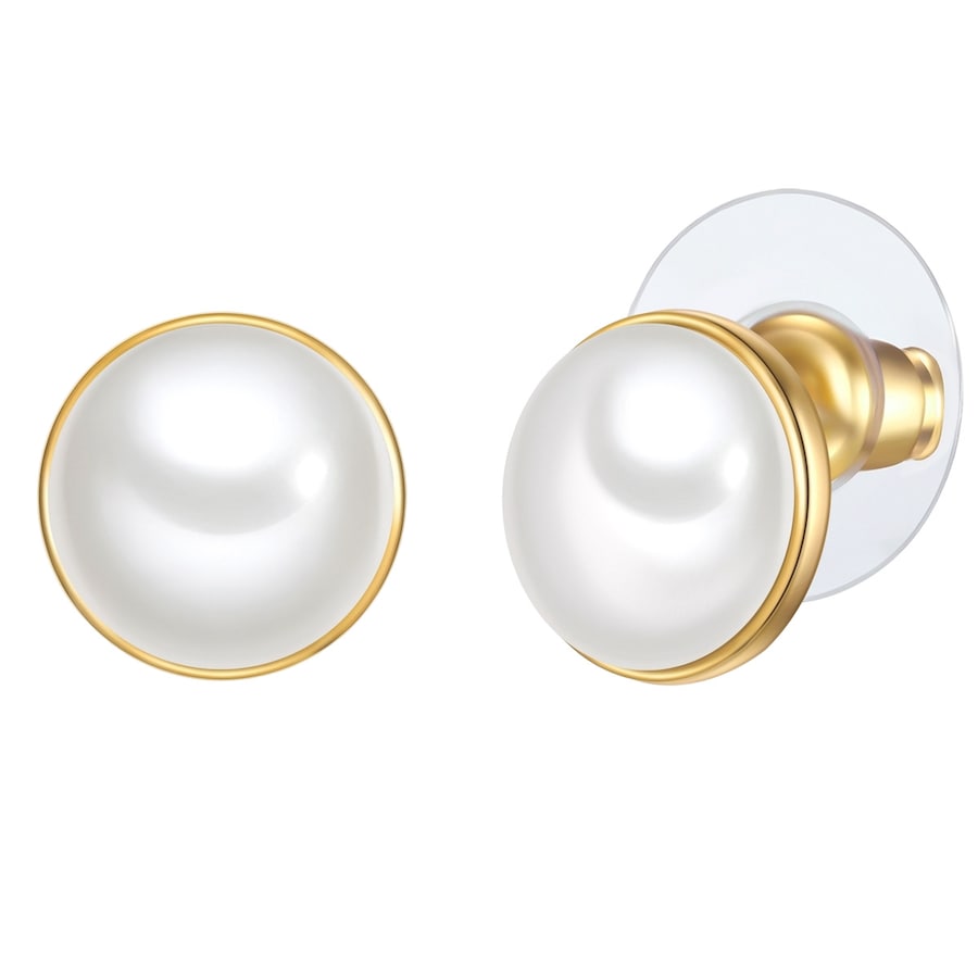 Yokoamii Kolczyki z Stop metali w;"Żółte złoto 1 ct Damski