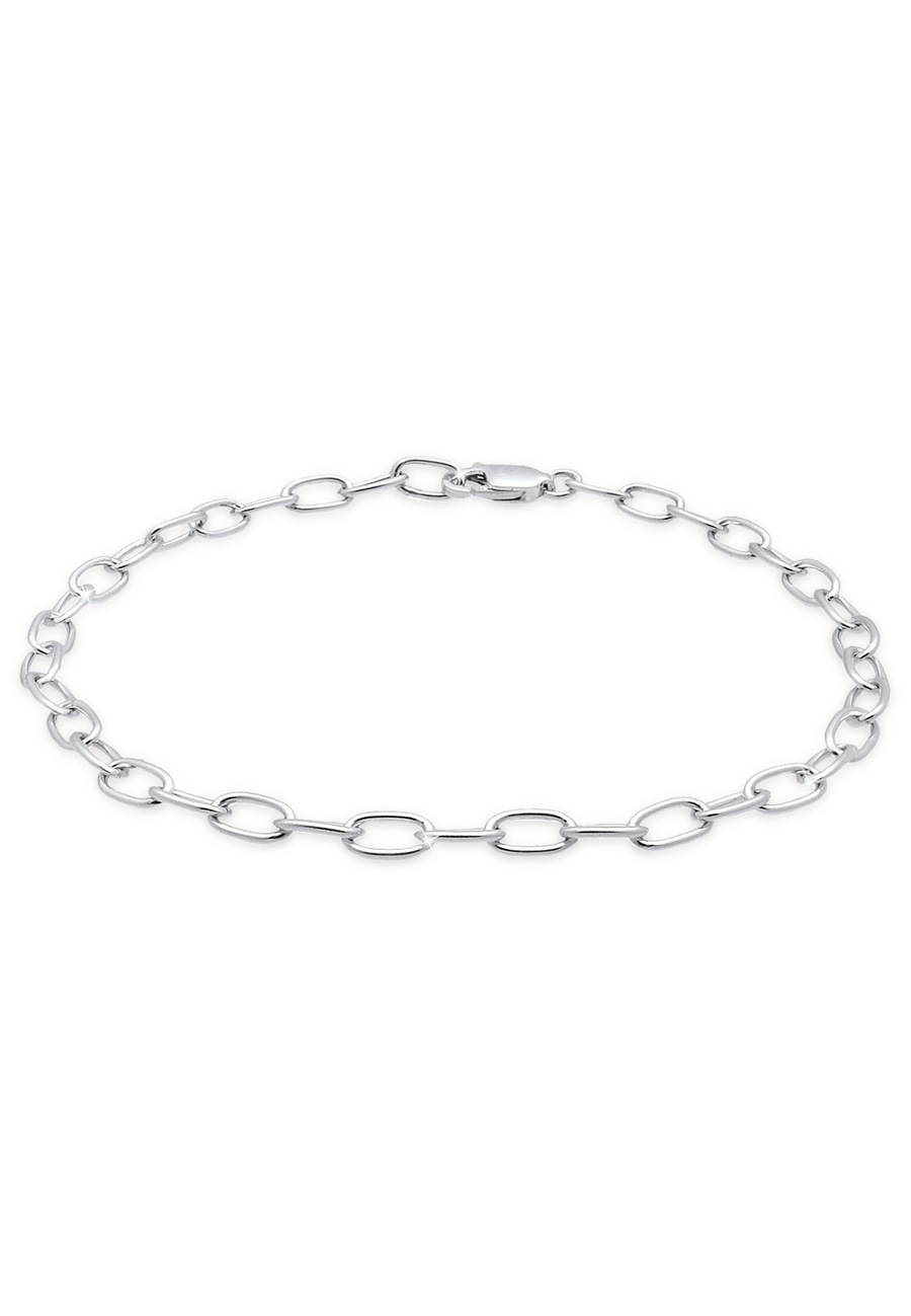 Elli Damski łańcuszek Modern Look Trend ze srebra próby 925 Sterling Silver Bransoletki 1 ct