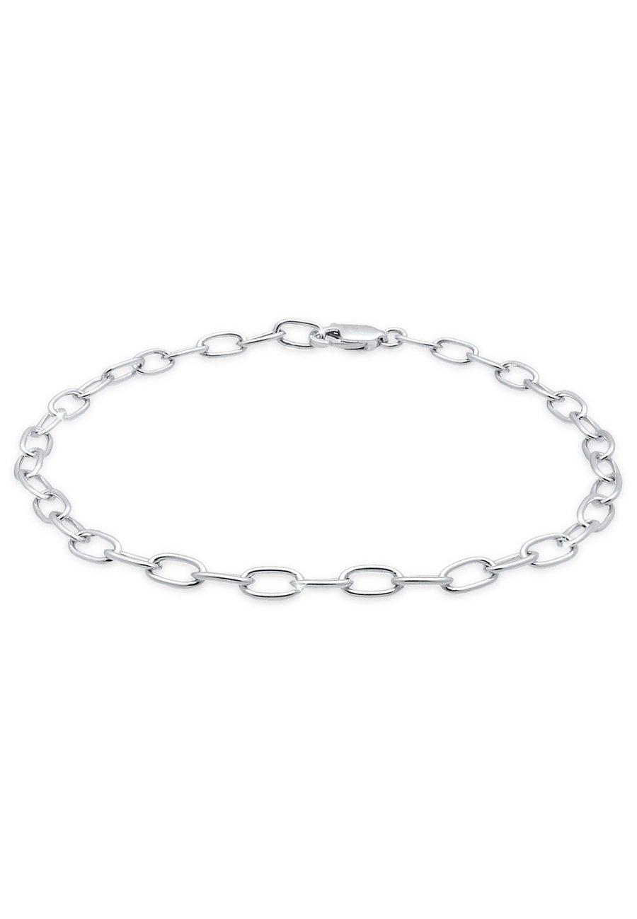 Elli Damski łańcuszek Modern Look Trend ze srebra próby 925 Sterling Silver Bransoletki 1 ct