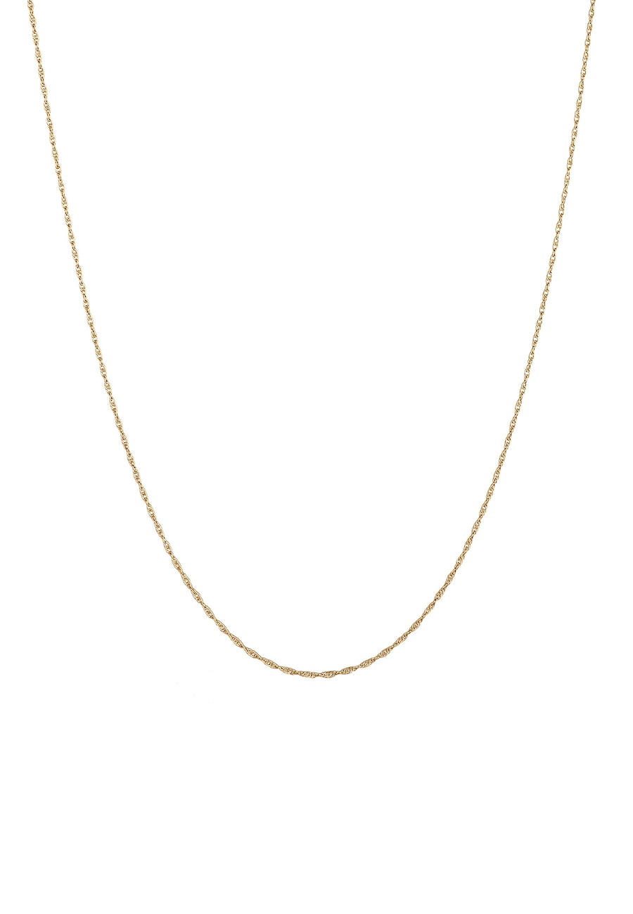 KUZZOI Męski łańcuszek Basic Twisted ze srebra próby 925 Sterling Silver Naszyjniki 1 ct Męskie