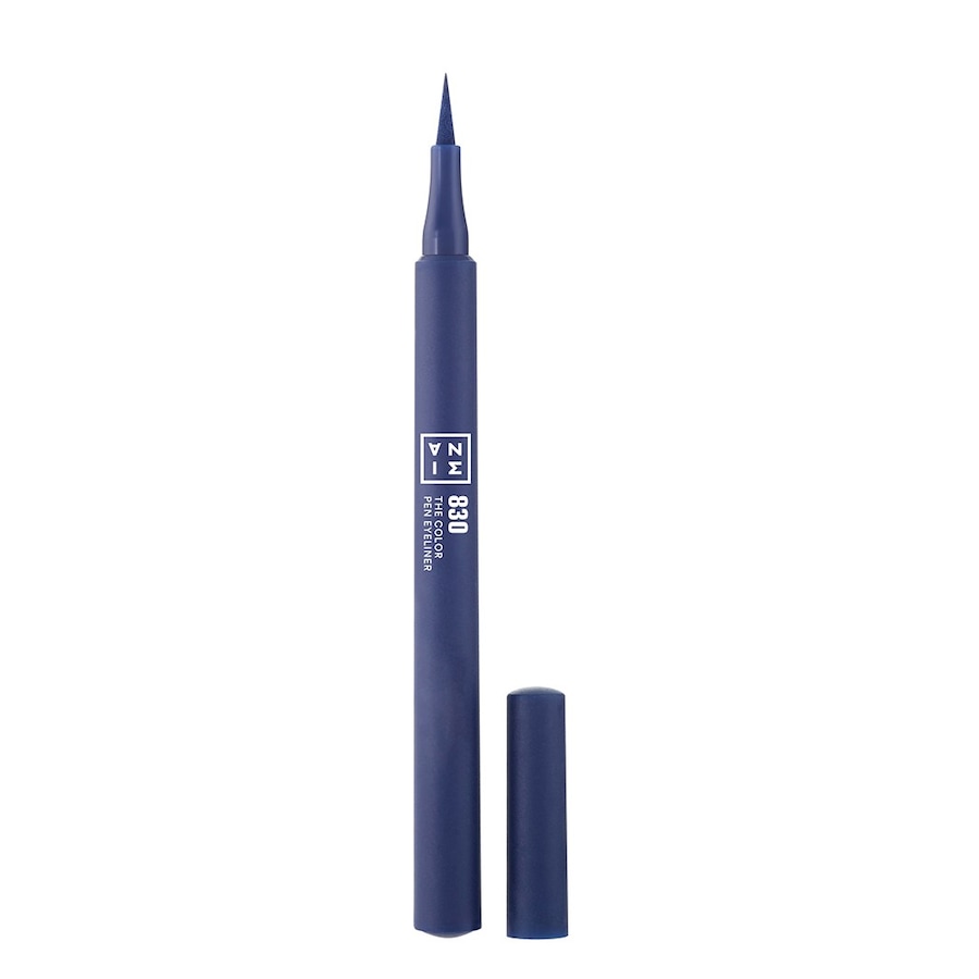 3INA The Color Pen - Kolorowy eyeliner w pisaku Eyelinery 1 ml 830 - NAVY BLUE