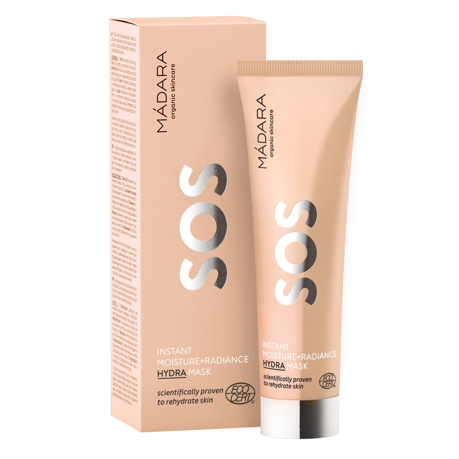 Madara SOS Hydra Hydra Mask Moisture+Radiance Maseczki nawilżające 60 ml