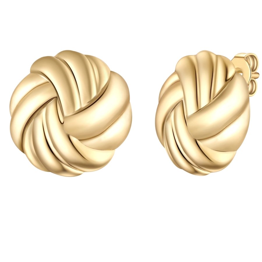 Yokoamii Kolczyki z pozlacanej stopu metali 1 ct Damski