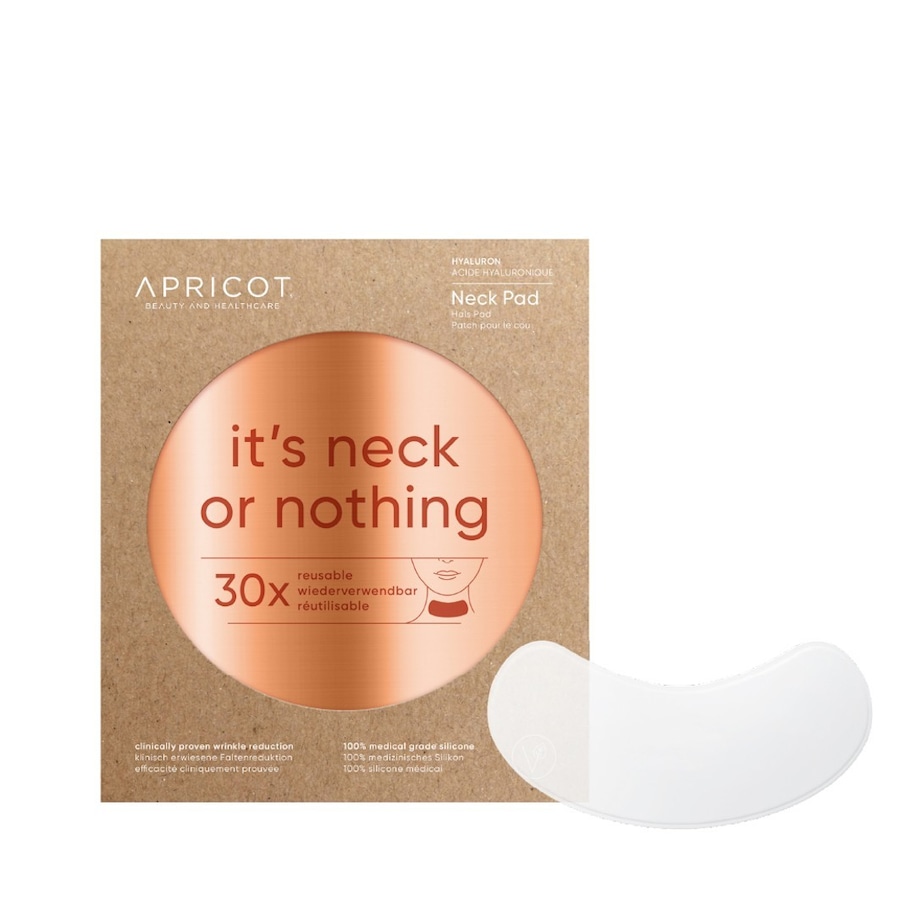 Apricot Neck Pad with Hyaluron Maseczki nawilżające 1 ct