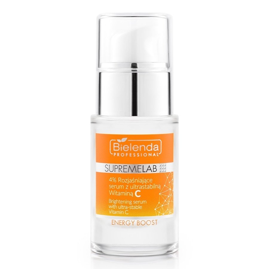 Bielenda Professional Energy Boost 4% Rozjaśniające serum z ultrastabilną Witaminą C Serum z witaminą c 15 ml