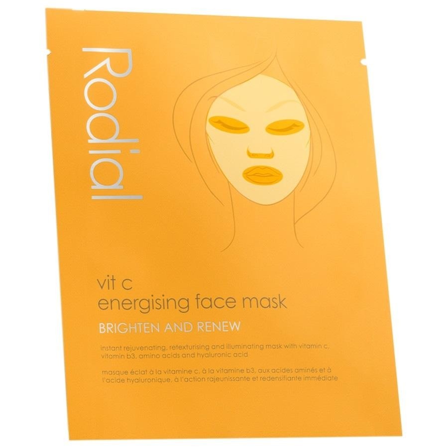 Rodial Vit C Energising Face Mask 4x20g Maseczki rozświetlające 1 ct