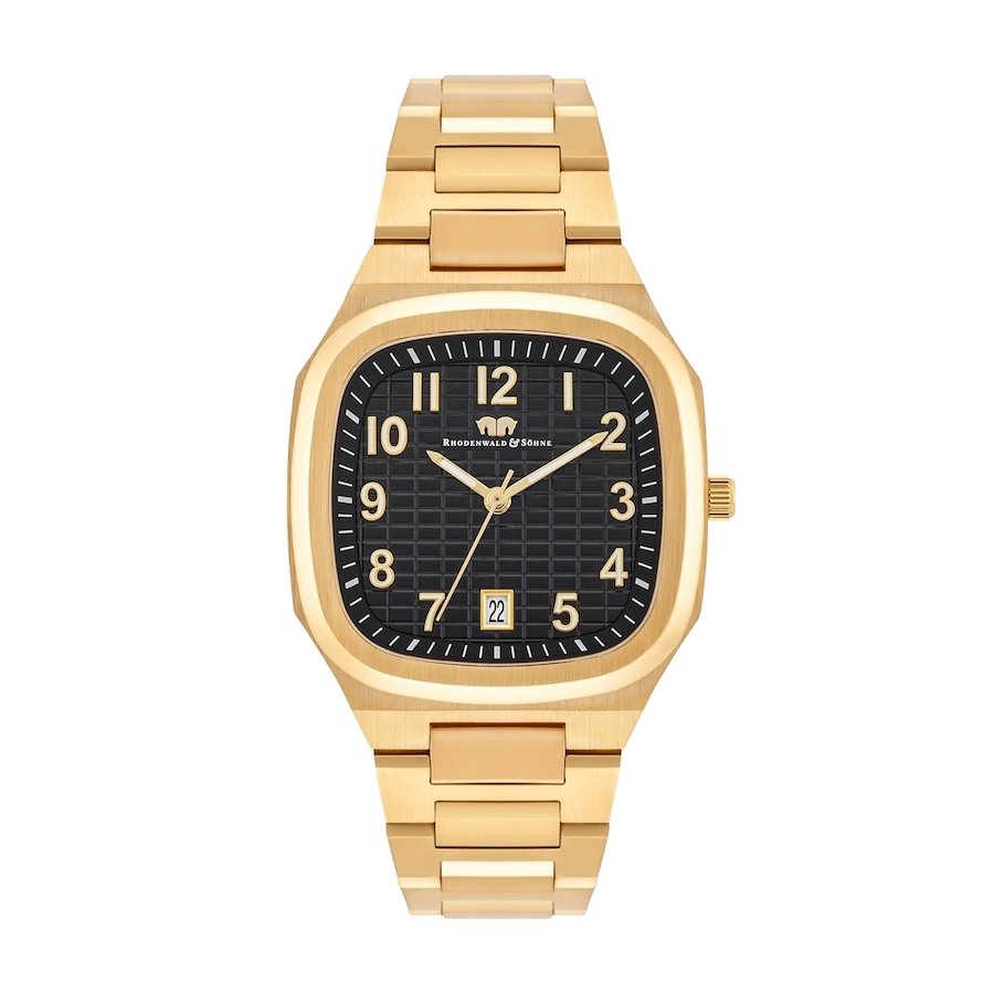 Rhodenwald & Söhne Zegarek Ikador Stal nierdzewna Żółte złoto Zegarki męskie 1 ct Męskie