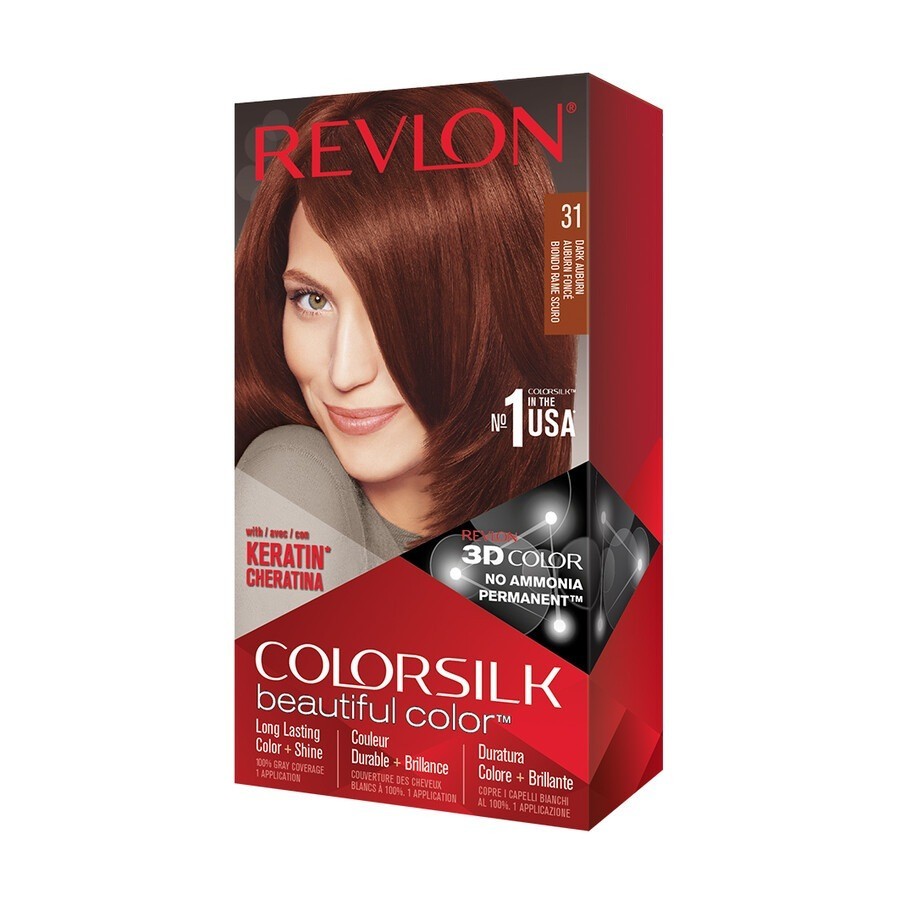 Revlon ColorSilk Beautiful Color Farby do włosów 1 ct Brązowy